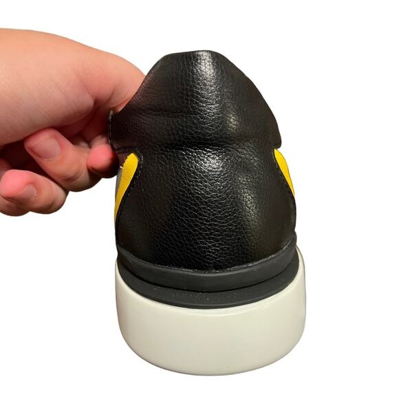 Robert Graham MIND RG5677L Grey Black Leather Sneakers Size 13 - Picture 9 of 10